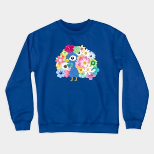 Flowers Peacock Crewneck Sweatshirt